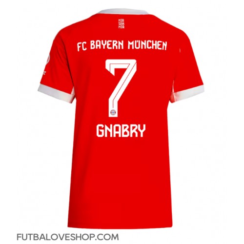 Dres Bayern Munich Serge Gnabry #7 Domáci pre Ženy 2025-26 Krátky Rukáv